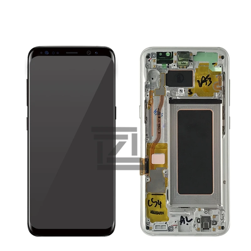 ЖК дисплей для Samsung Galaxy S8 g950 s8 plus дигитайзер сенсорного экрана в сборе + рамка