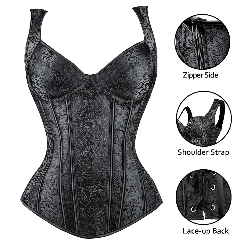 Steampunk Corset Tummy Slimming Top