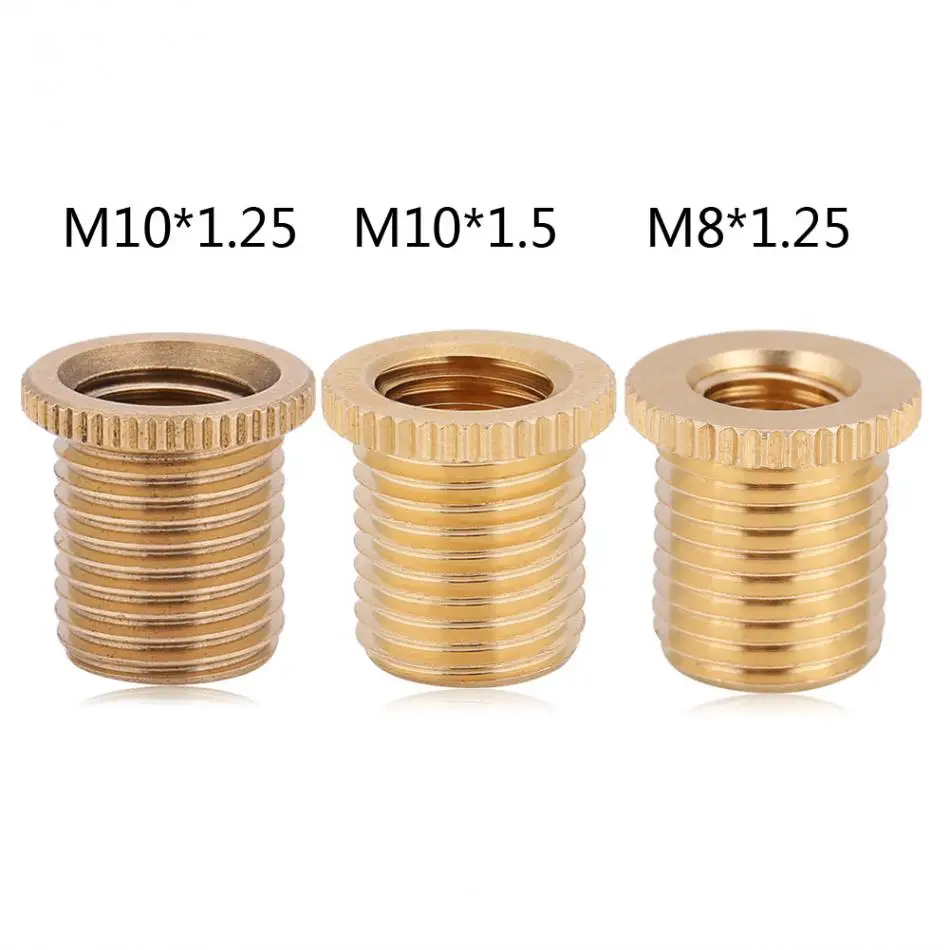 M10X 1.5 Bashineng Gear Knob Boot Retainer Shift Stick Connector M12 X 1.25 with 3 Pcs Thread Adapter M8X 1.25 M10X 1.25 Silver 