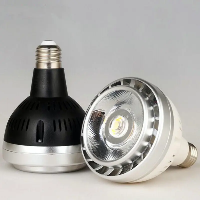 

NO Dimmable PAR30 E27 30W COB LED BULB Light lamp warm white Cool white LED Lamp E27 220V 240V Free shipping