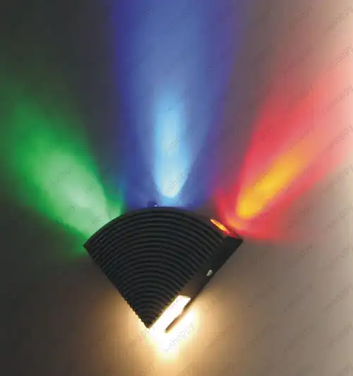 

High Power 4W LED Wall Sconce Light Fixture Fan-Shaped Lamp Dimmable/Not Living Room Store Stage Canteen