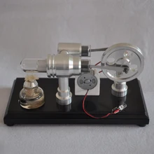 Демонстрация дошкольного образования игрушки для Модель двигателя Стирлинга двойной цилиндр DIY микро Стирлинг двигателя