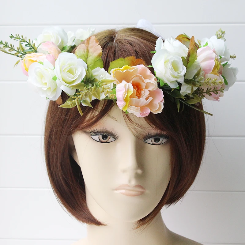 

Hot Sale New Elegant Women Hair Fascinator Women Hair Accessories Lady Light Green Color Headbands festival wedding gift