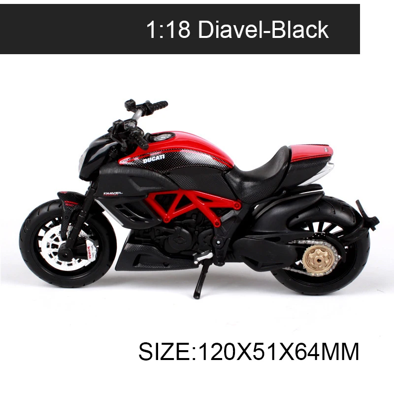 Модели мотоциклов Maisto 1:18 лонгслив HYPERMOTARD SP SPORT 1000 гоночная модель велосипедная