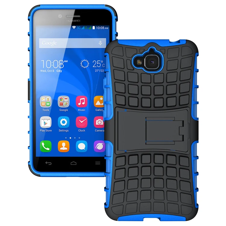 Silicone in Hard Shell Armor Cover Case For Huawei Y6 PRO Protective Case Shock Absorbent Cover For Huawei Y6 PRO (not for Y6)