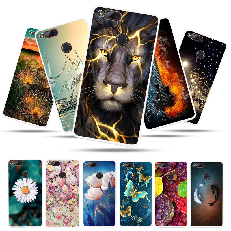 

Bolomboy Painted Case For ZTE Nubia Z17 Mini Case Silicone Soft TPU Cases For ZTE Nubia Z12 Mini Cover Wildflowers Animal Bags