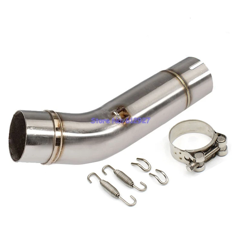 Motorcycle CB400 Exhaust Connect Middle Link Pipe Slip On Header Mid