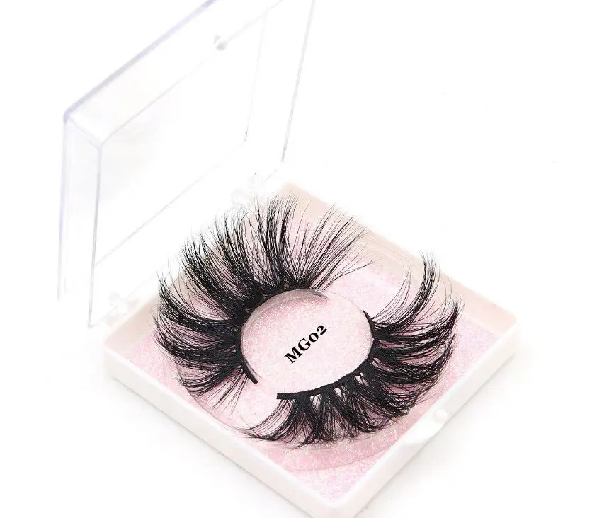 100 Mink Eyelashes False Eyelashes Crisscross Fake Lashes Length 25mm