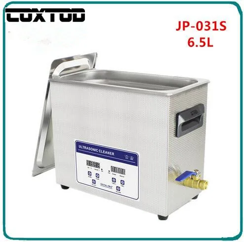 

JP-031S Digital Ultrasonic Cleaner 6.5L Lavatrice Ultrasuoni Ultrasoon Reiniger Heated Industry Ultrasonic Cleaner Bath