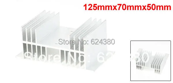 Aluminum Single Phase Solid State Relay SSR Heat Sink Small Type Dissipation form 10A to 100A | Обустройство дома