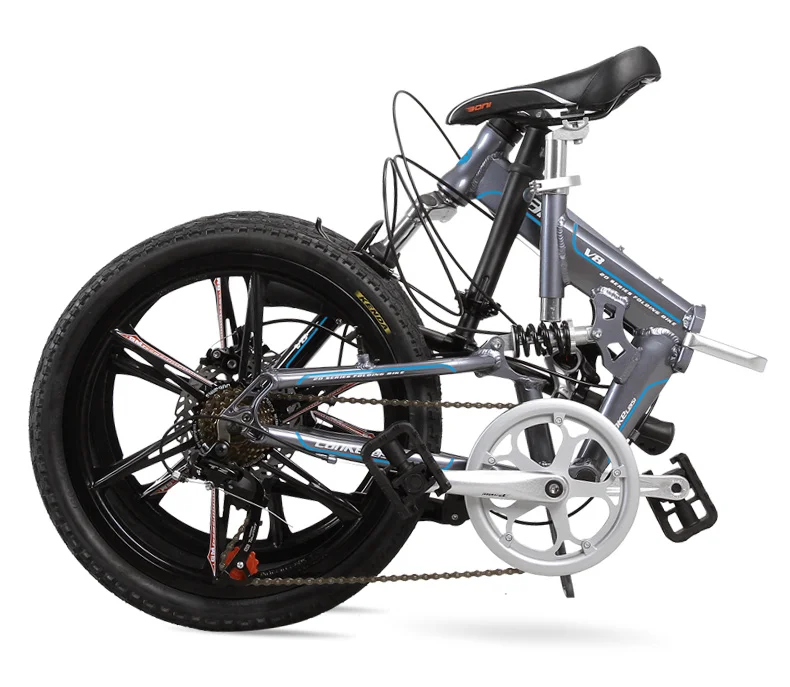 Perfect 7 Speed, 20 inches, Folding Bike, Magnesium Alloy Rim, Front and Rear Disc Brake, Top Brand Speed Control System. 21 Perfect 7 Speed, 20 inches, Folding Bike, Magnesium Alloy Rim, Front and Rear Disc Brake, Top Brand Speed Control System. 21