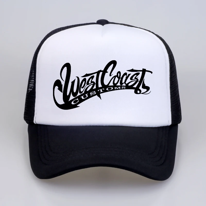

Men Women west coasts customs GLDAN NEW hat Letters Print Baseball Caps Summer Hip Hop Casual cool mesh trucker cap hats