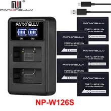 5x NP-W126 NP-W126S Battery Charger For fujifilm fuji X100F XT3 XT2 XT20 XT30 XT1 XT10 XT100 XH1 XPRO1 X-PRO2 XA10 XA5 TRACKING цена 5x NP-W126 NP-W126S Battery Charger For fujifilm fuji X100F XT3 XT2 XT20 XT30 XT1 XT10 XT100 XH1 XPRO1 X-PRO2 XA10 XA5 TRACKING цены онлайн