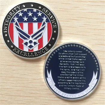 

United States Air Force Oath of Enlistment - USAF Challenge Coin Commemorative coins, Free Shipping 30pcs/lot,