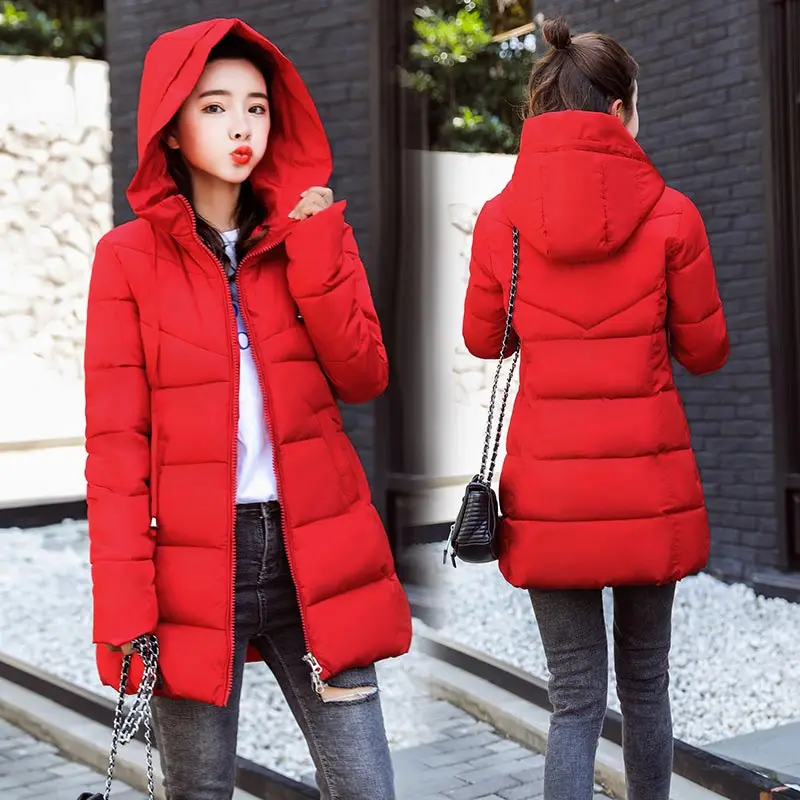 new Winter Jacket Women Parkas Thick down Cotton Jackets women Plus Size Winter Coat Women long Parkas Hooded Outwear Female