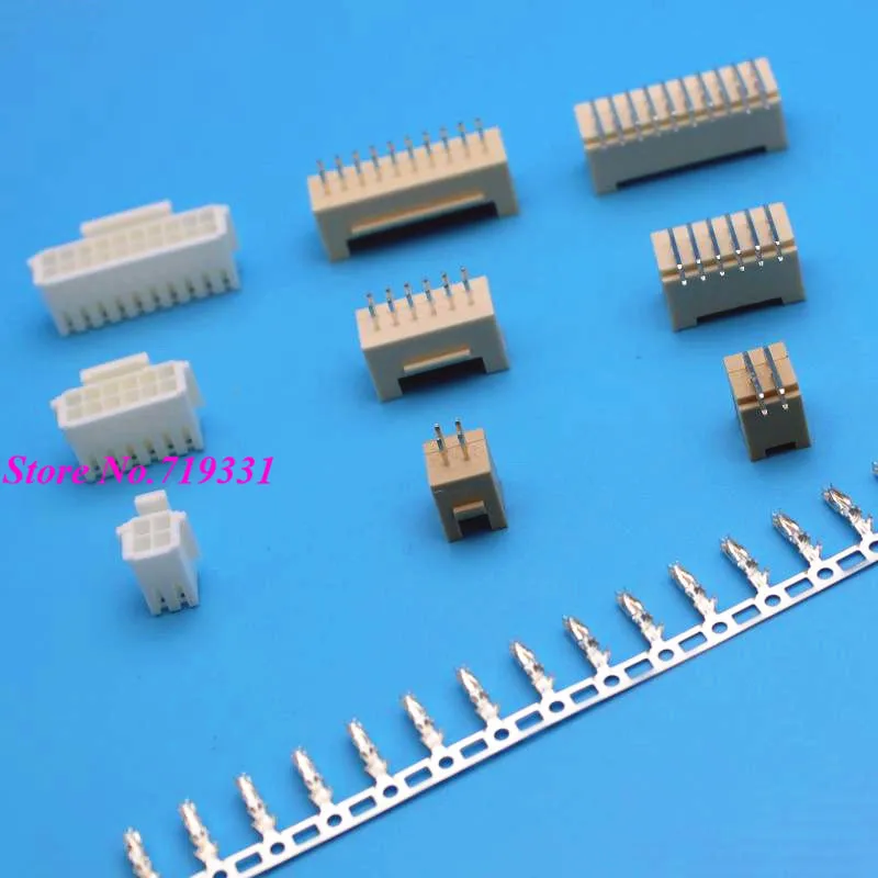 

Micor Min PHB 2.0mm Double Row 2x2p 2x3pin 2x4p Male Plug +Female Connector+ Terminal 50sets