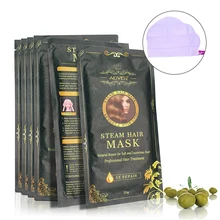 Маска для волос Автоматический нагрев паровой кератин аргановое масло лечение для повреждения волос Горячая