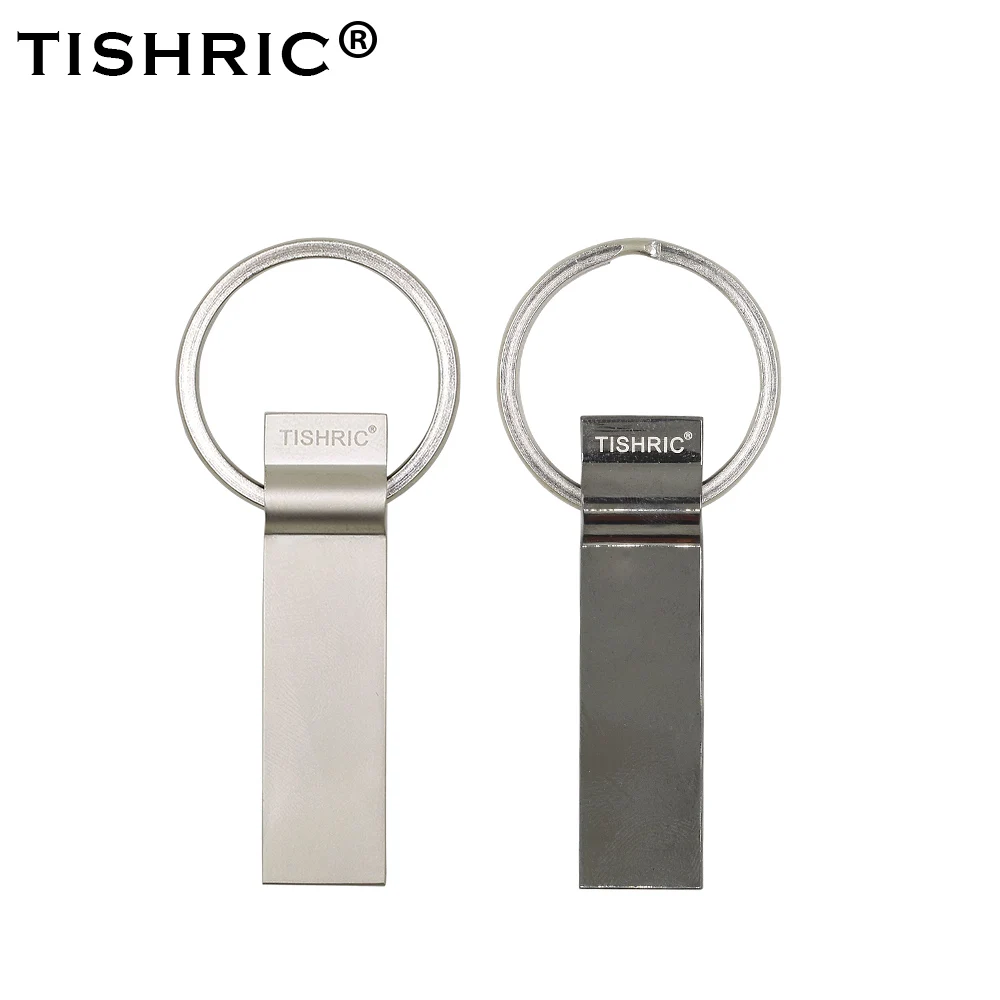 TISHRIC металлический USB флэш накопитель 8 ГБ 16 32 64 Гб 128 флеш карта памяти диск на