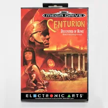 Centurion защитник Рим 16 бит Sega MD карточная игра с коробку для Sega Mega Drive для Genesis
