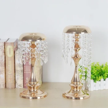 

Floor/table standing crystal candelabra wedding centerpieces