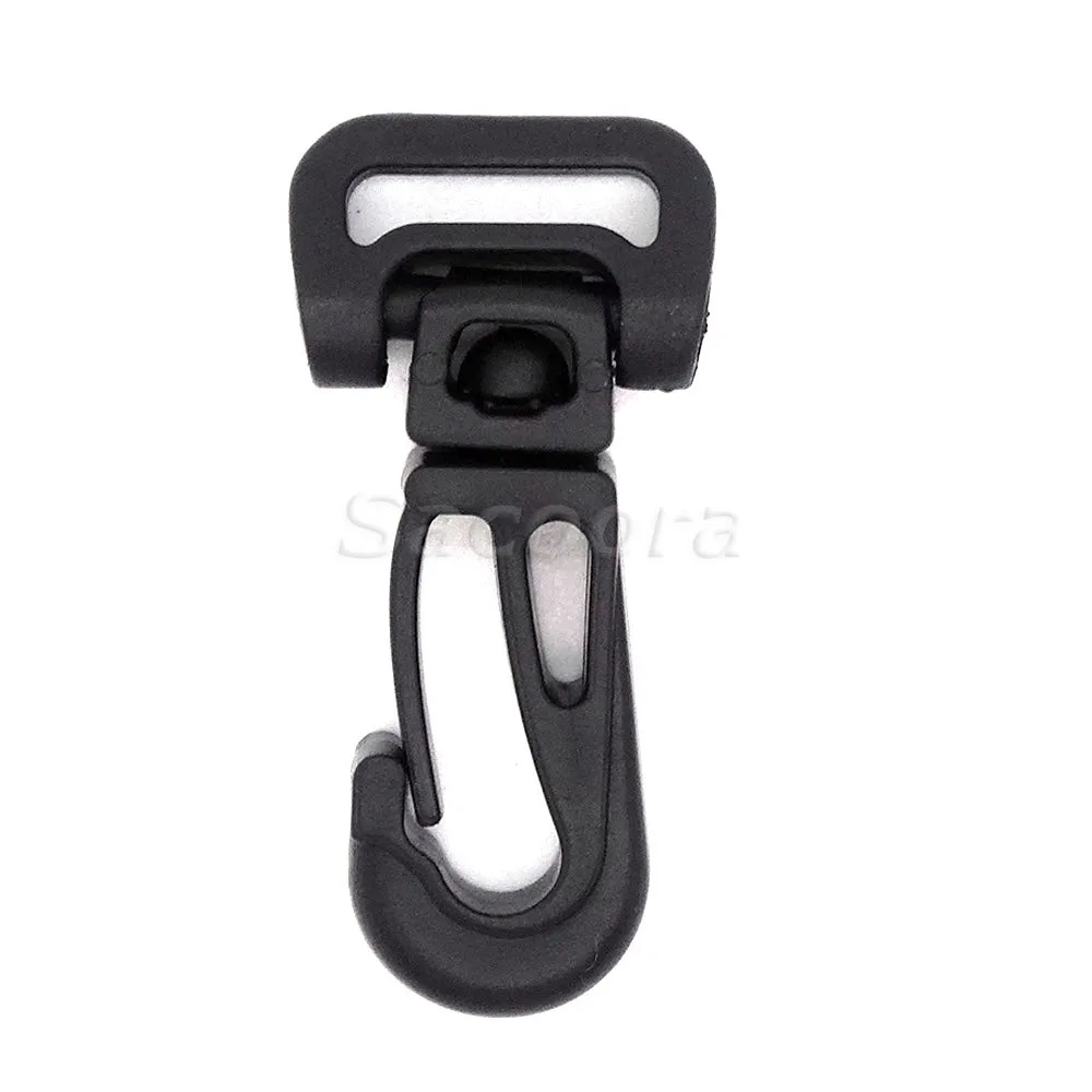 12pcs/pack Pack 7/16"(11mm) bing Plastic Swivel Snap Hooks for Bag Belts Strapsin Buckles