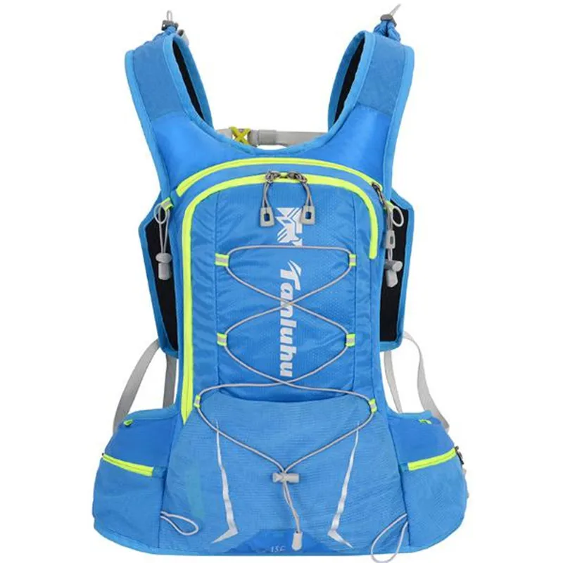 

Cycling Backpack TANLUHU 687 Nylon 15L Sports Bag Running Backpack For 2L Water Bag Outdoor Climbing Hiking Bag