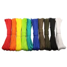 10 цветов 31 метров Паракорд 550LB парашютный шнур веревка 7 нитей скалолазание кемпинг выживания оборудование оптом