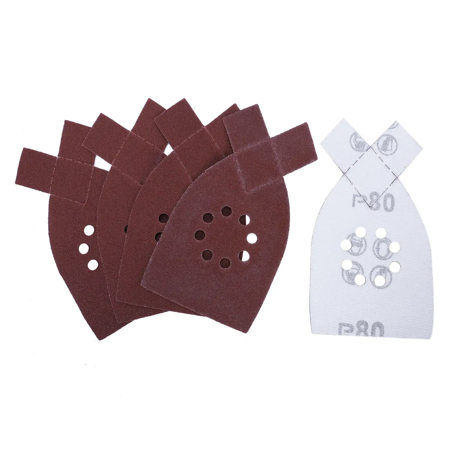 50pcs Sander Sanding Sheets Grit Sandpaper For Black & Decker Ka220g