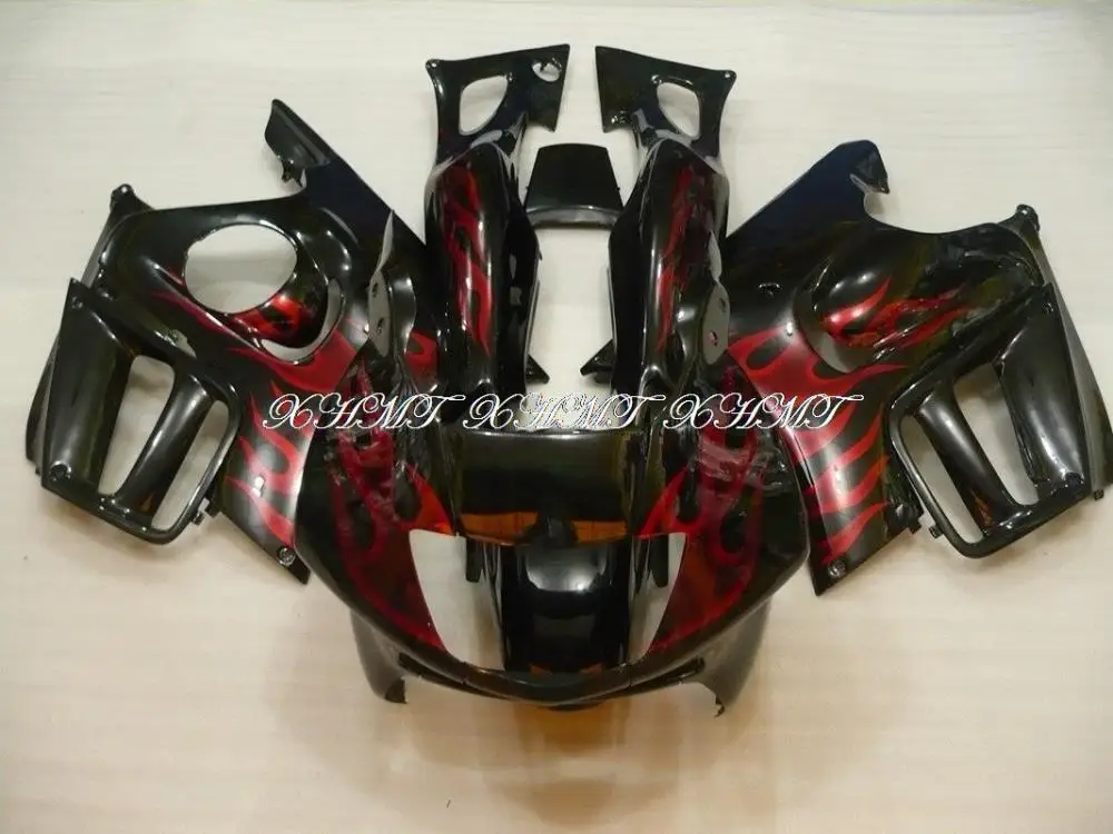 97-98 CBR600F3 1998 F3 Красный Пламя Обтекатель 97 литье под давлением Мотоциклов