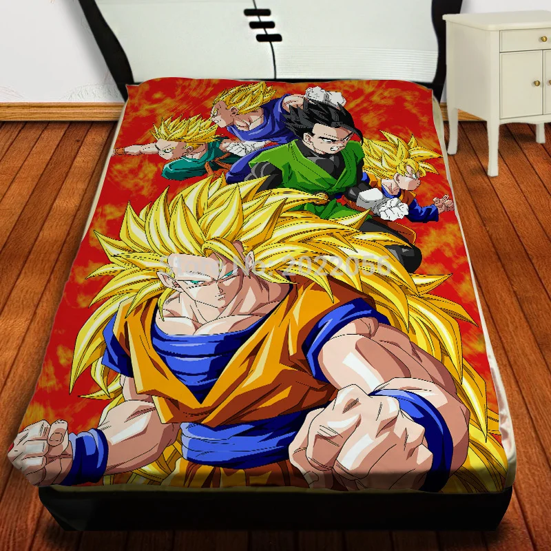 Anime Manga Dragonball Z Throw Blanket 002in Blankets from Home