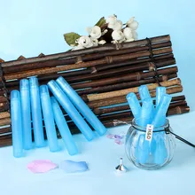 10 мл 12 шт./лот Небесно-Голубой дорожный пластмассовый распылитель для духов пустая распылительная Бутылка для женщин многоразовый распылитель