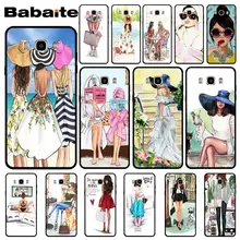 Babaite taza de café moda delgada mamá e hija novias funda de teléfono para Samsung J2 PRIME J2 Pro 2018 J4 puls j6 primer J7 DUO