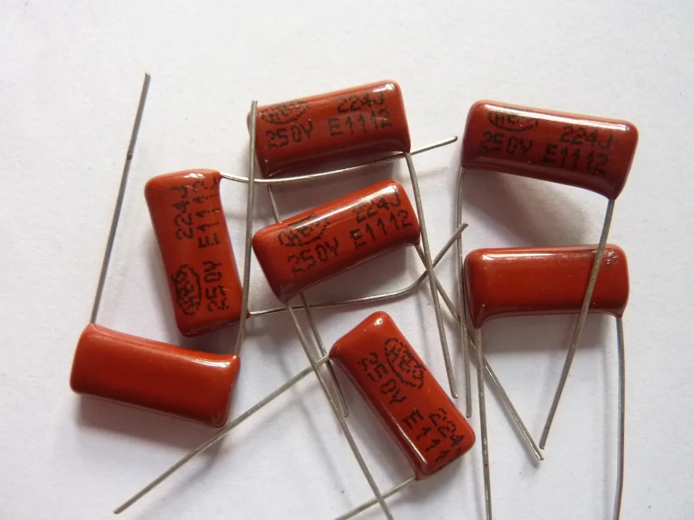 50PCS CL21 334J 400V 0.33UF 330NF P15 Metallized Film Capacitor