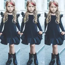 Платье принцессы с цветочным узором для девочек детская одежда для маленьких девочек вечерние торжественные платья на свадьбу