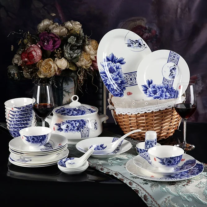 Buy Christmas Bowls Set Jingdezhen blue and white