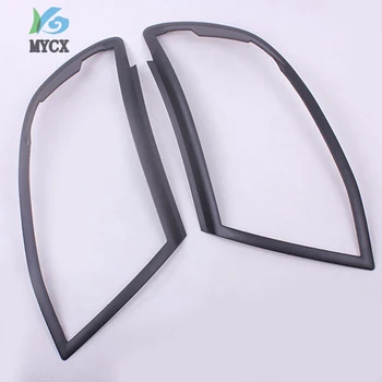 

Car Accessories ABS Black Headlight Covers Lamp Surrouds Trim For Ford Ranger T6 2012-2014