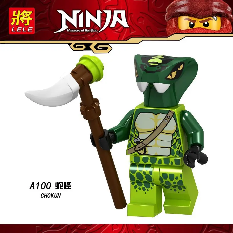 Для Ninja juguetes фигурки Kai, jay, Cole Zane Nya Wu Оверлорд Ллойд Змея с оружием строительные блоки Фигурки игрушки