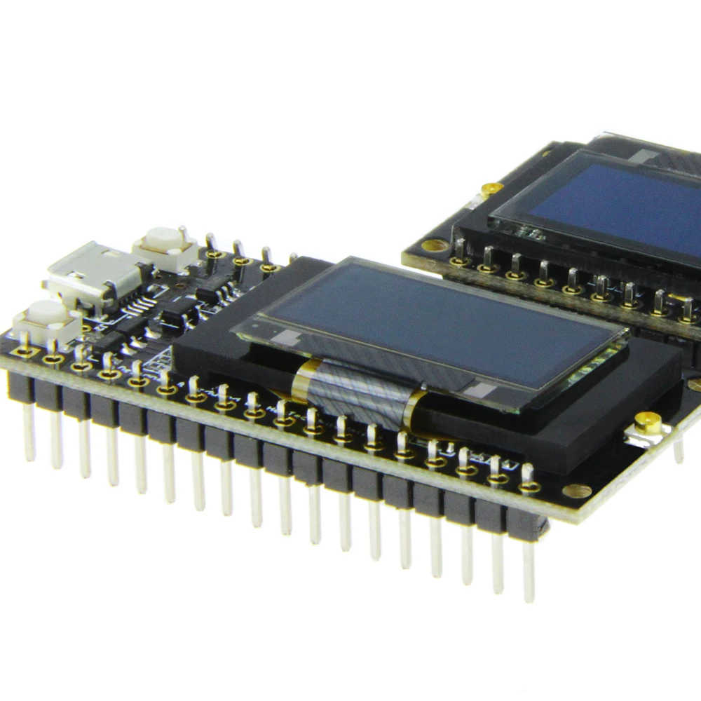 2 шт. ttgo lora32 868/915 мГц esp32 Lora OLED 0.96 дюймов синий Дисплей Bluetooth WI-FI esp-32 Совет по развитию Модуль с телевизионные антенны