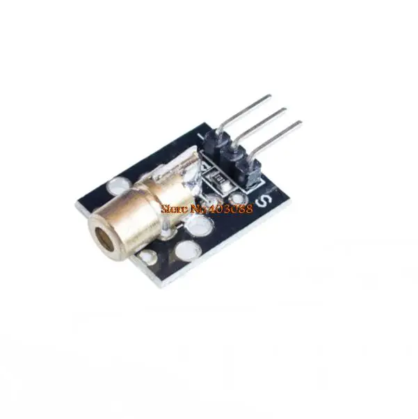 

KY-008 650nm Laser sensor Module 6mm 5V 5mW Red Laser Dot Diode Copper Head