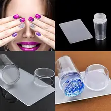 DIY прозрачные, для ногтевого дизайна штамп скребок передачи Набор инструментов для маникюра