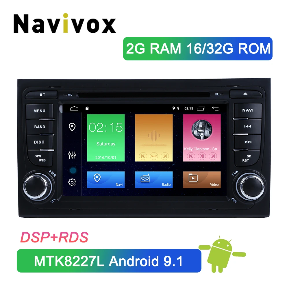 

Navivox 2 Din Android 9.1 Car Multimedia Player Head Unit For Audi A4 B6 B7 S4 B7 B6 RS4 B7 SEAT Exeo Car DVD Player Radio DSP