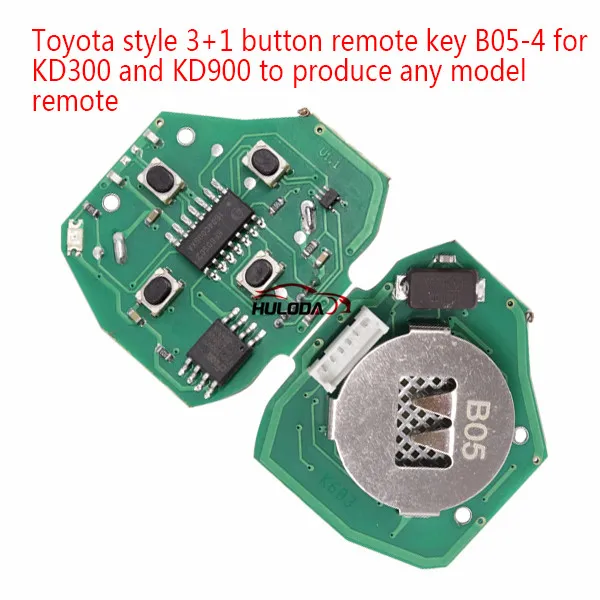 Для Toyota style 3 + 1 кнопочный дистанционный ключ для KD300 и KD900 производства пульта