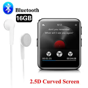 

NEW BENJIE Bluetooth MP3 Player Music Player Touch Screen HiFi Metal Player with FM Radio,Voice Record Mini Walkman for sport