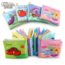 Livros de Pano macio Do Bebê Colorido Infantil Bebe Stroller Rattle Brinquedos de Aprendizagem Educacional Para O Bebê Recém-nascido 0-12 meses Xmas presente