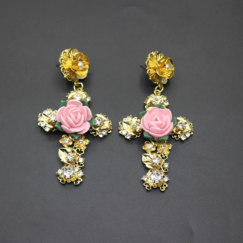 Чешские серьги осень длинный женский корейский версия крест Магнитная Темперамент кисточкой серьги на день рождения 736