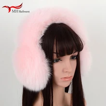 Новые милые Супер Большие меховые наушники с лисой теплые наушники женские зимние меховые наушники пинцеты для ушей теплые женские J#25