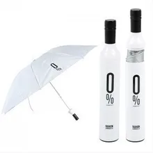 Творческий дом Мода бутылки зонтик( черный и белый случайный