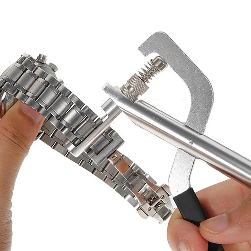

Watch Repair Tools Kit Watch Band Remover Chain Adjuster Pliers Puncher with 3 Spare Pins Watchmaking Accessories HOT SALE