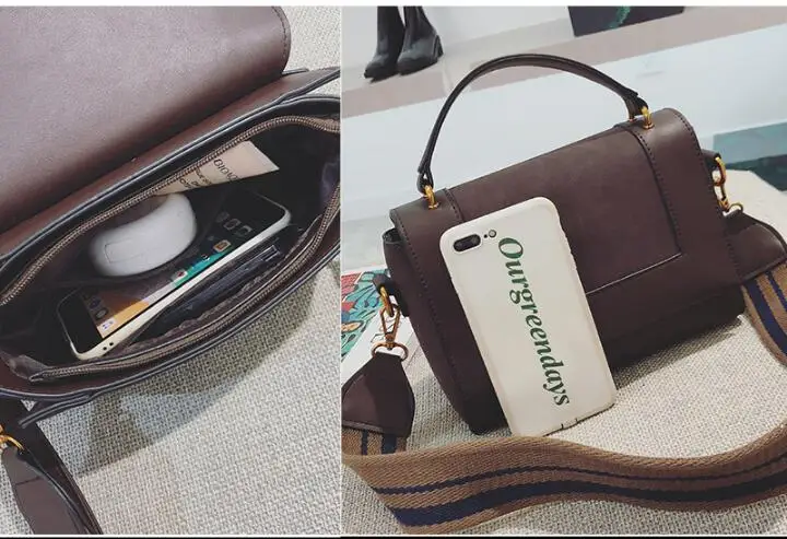  New fashion autumn winter bag nubuck leather female newest handbag small messenger shoulder bag yuj - 32844095417