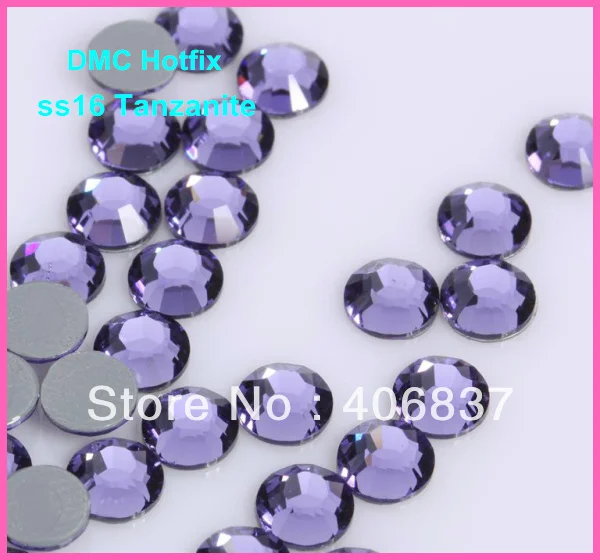 Бесплатная доставка! 1440 шт./лот ss16 (3 8 4 0 мм) высокое качество DMC Tanzanite стразы/стразы